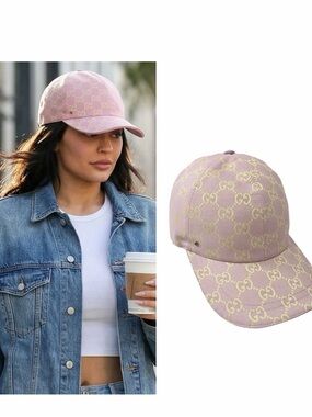 Authentic Gucci GG Monogram Canvas Baseball Cap Hat